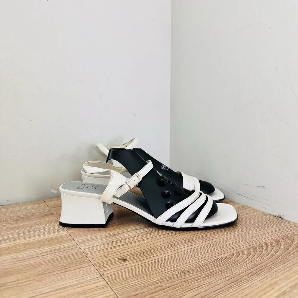 Mootsies Tootsies White Strappy Pumps Women’s Size 10
